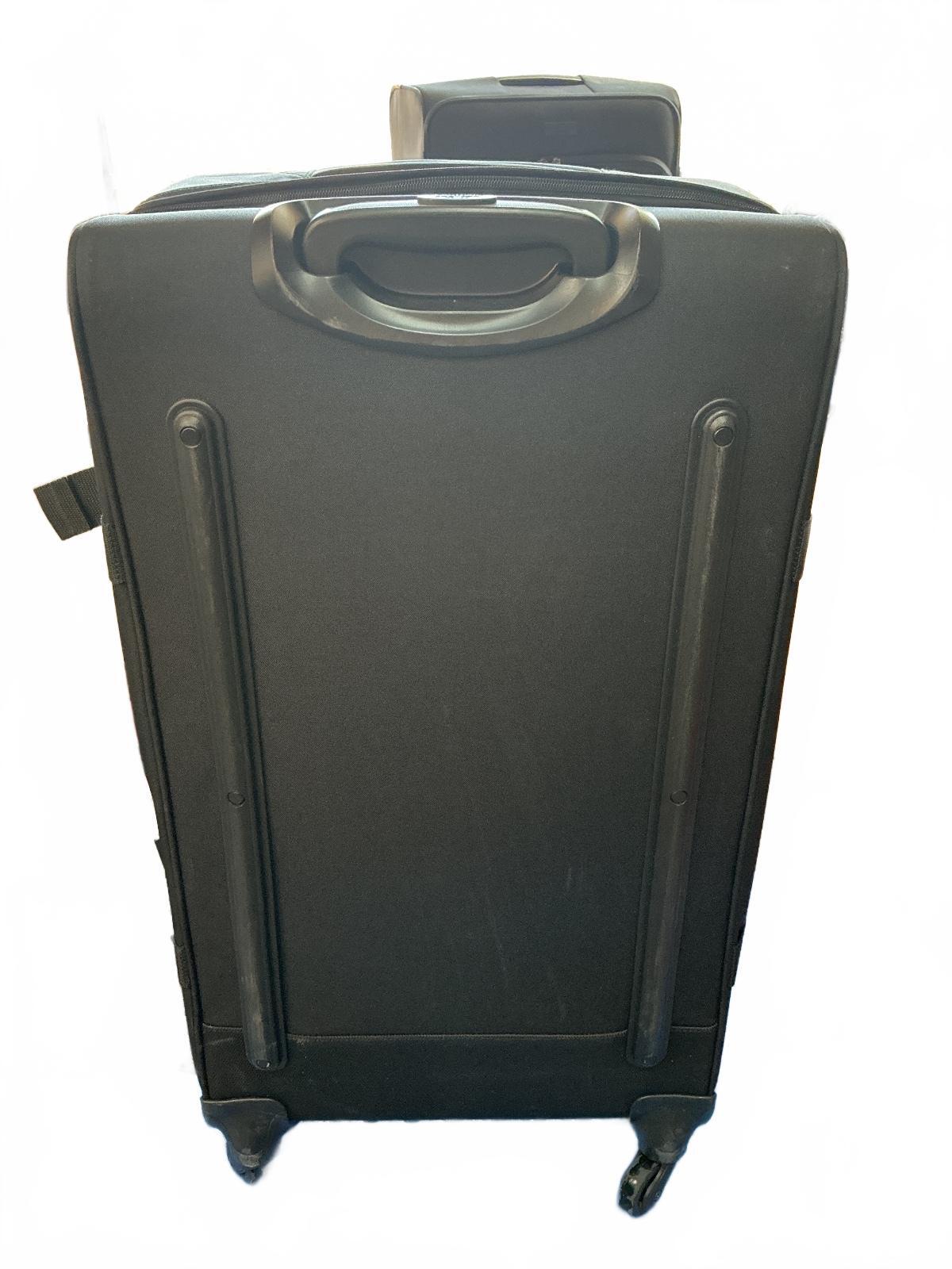 Eastpak Tranverz M Large Black Wheeled Travel Suitcase Luggage