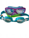 Speedo Swimming Goggles and Zoggs Mask Set Blue Green Size Adjustable