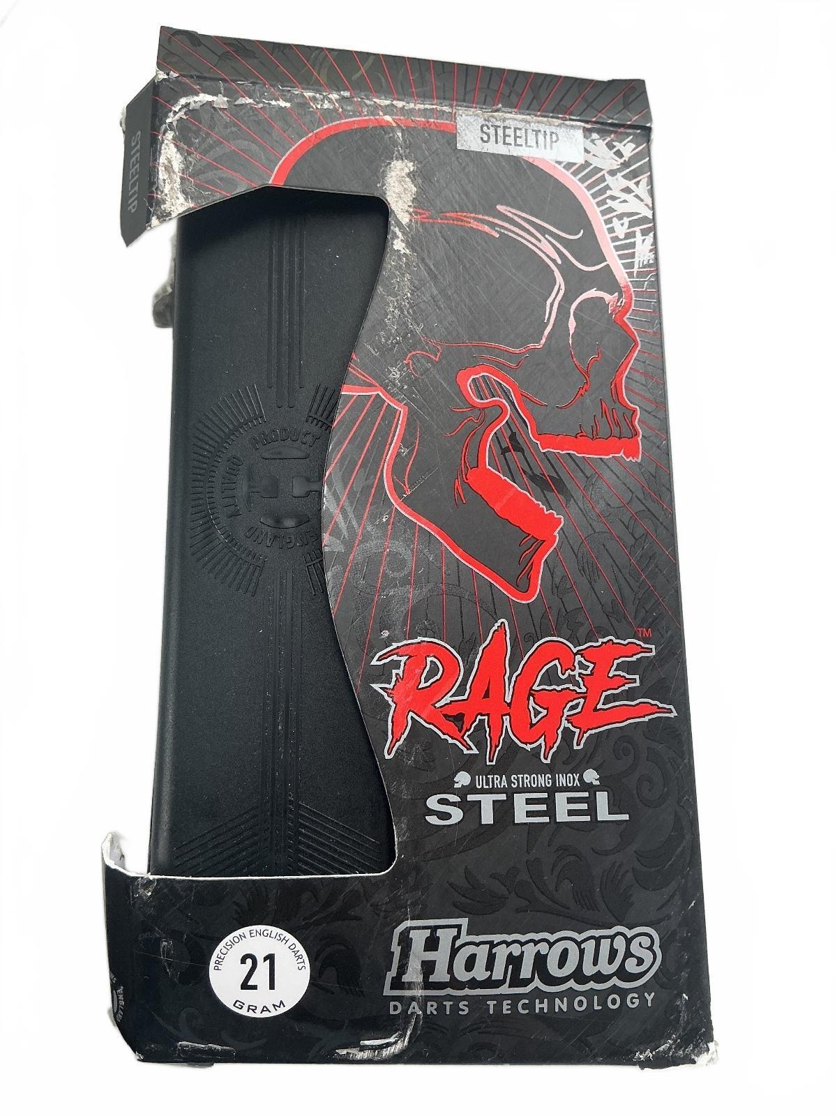 Harrows Rage Steel Darts Set 21 Gram Professional Size