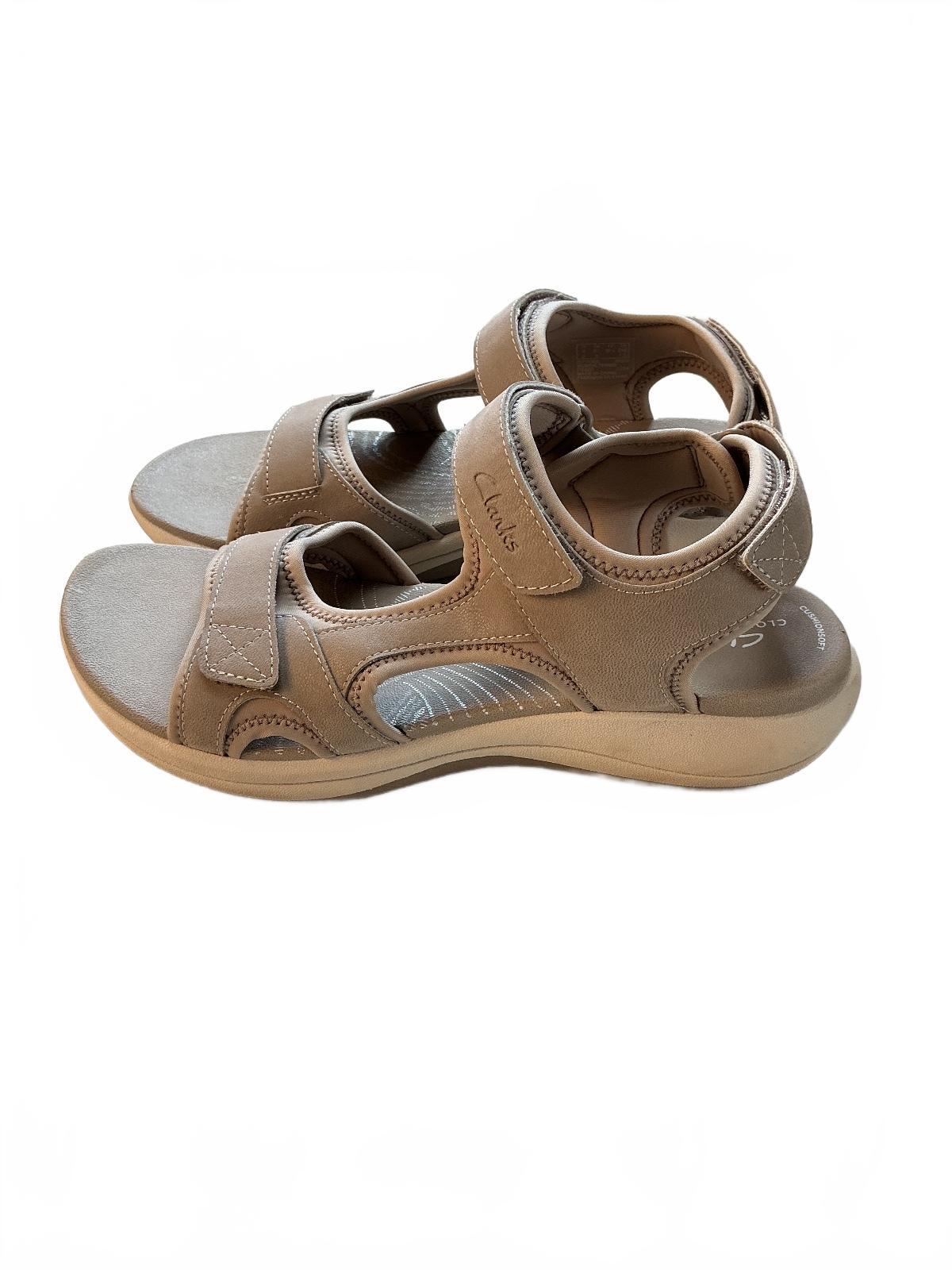 Clarks Mira Bay Stone Sandals Size 6D Uk Comfortable
