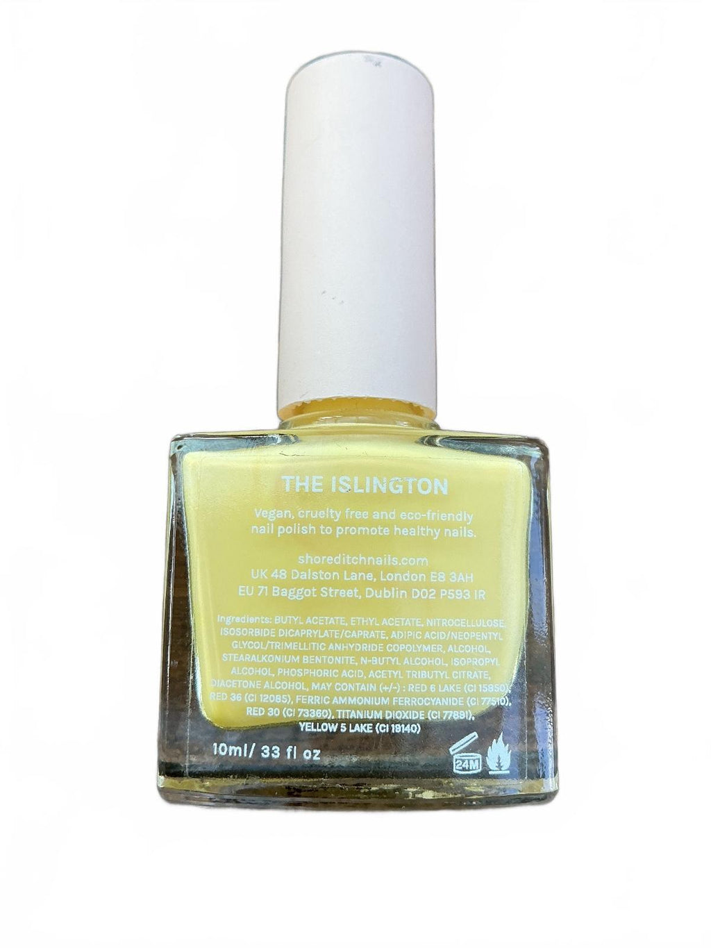 Shoreditch Nails Islington & Hackney Marshes 2 x 10ml Blue Yellow Polish Duo