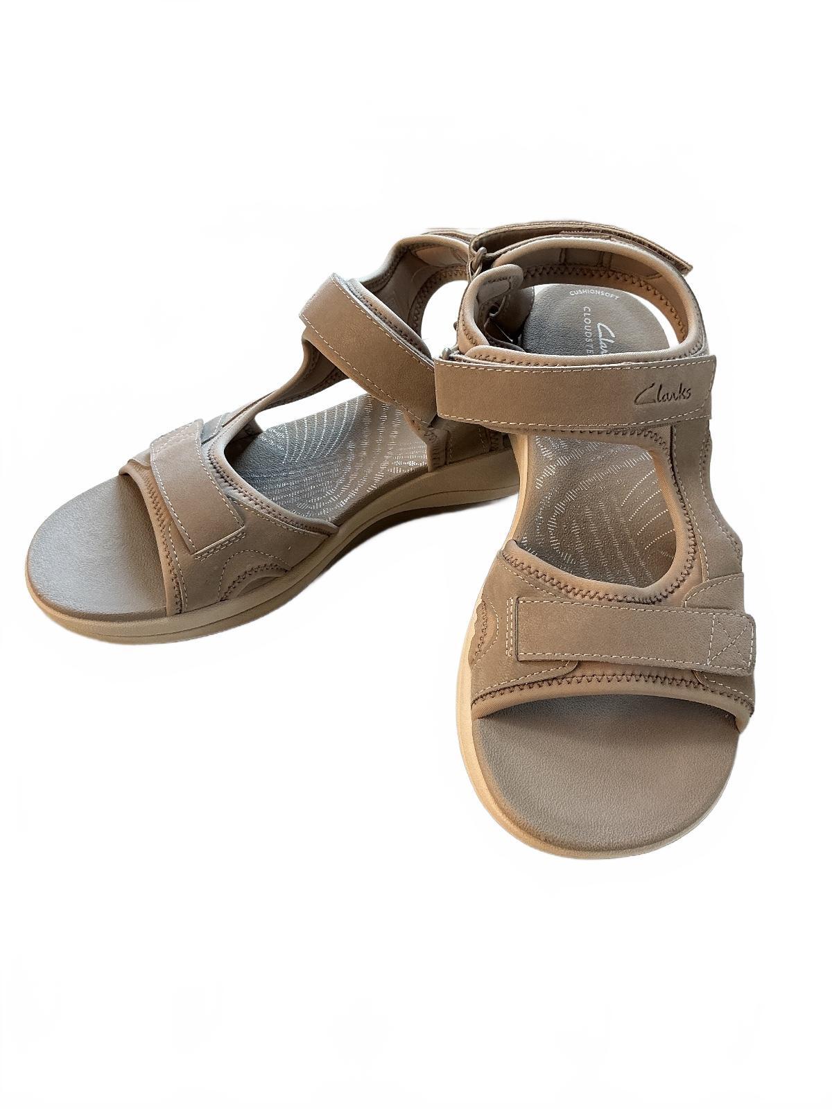 Clarks Mira Bay Stone Sandals Size 6D Uk Comfortable