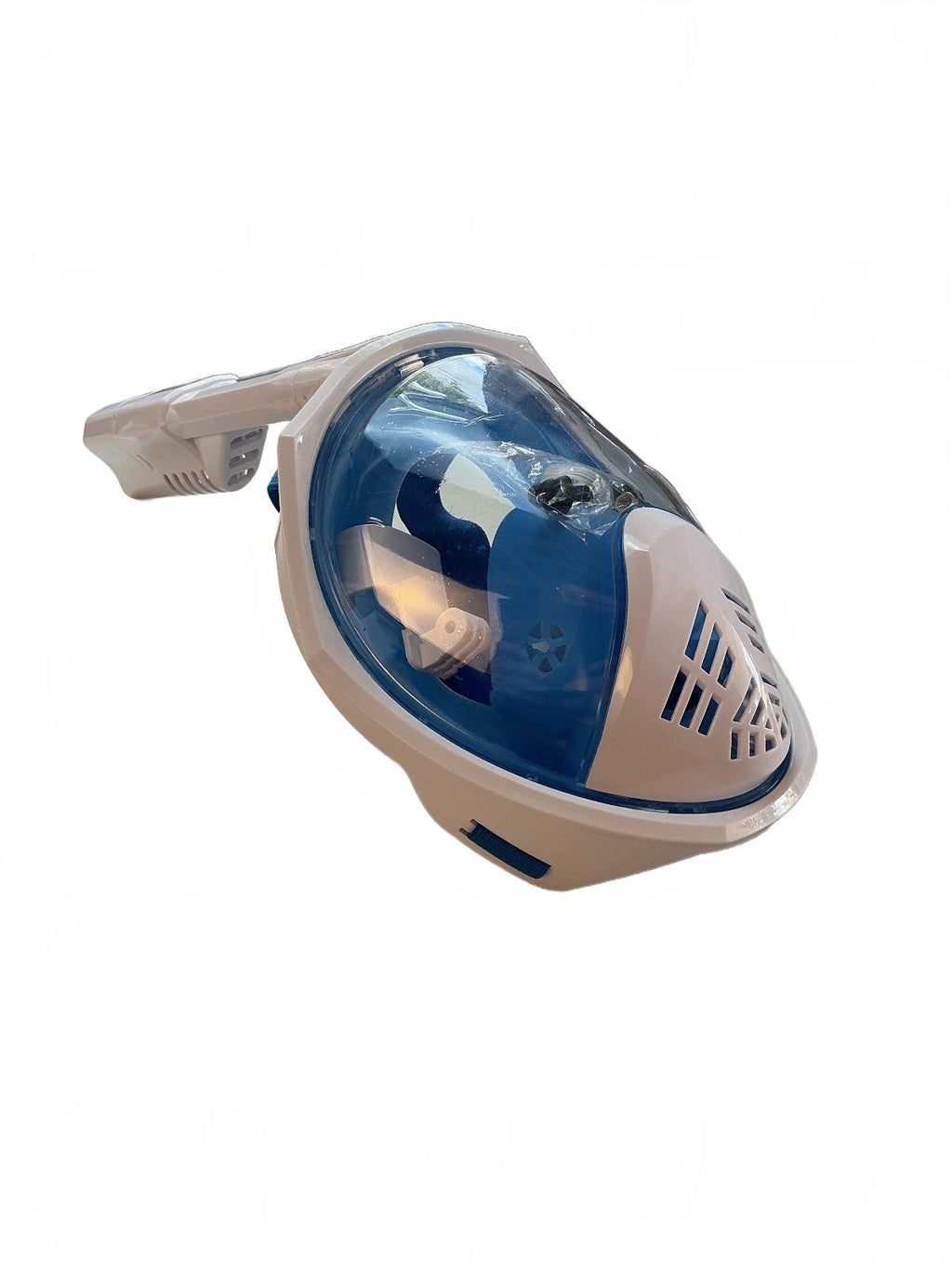 Full Face Snorkel Mask Blue Adjustable Size Adult