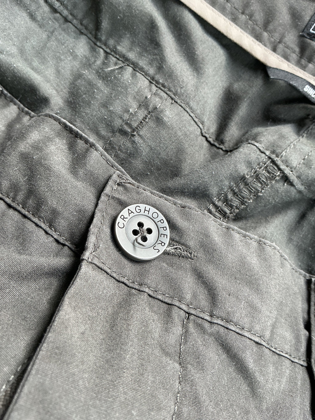 Craghoppers Kiwi Trousers Men 40 EU/50 R Grey Water-Resistant Fabric
