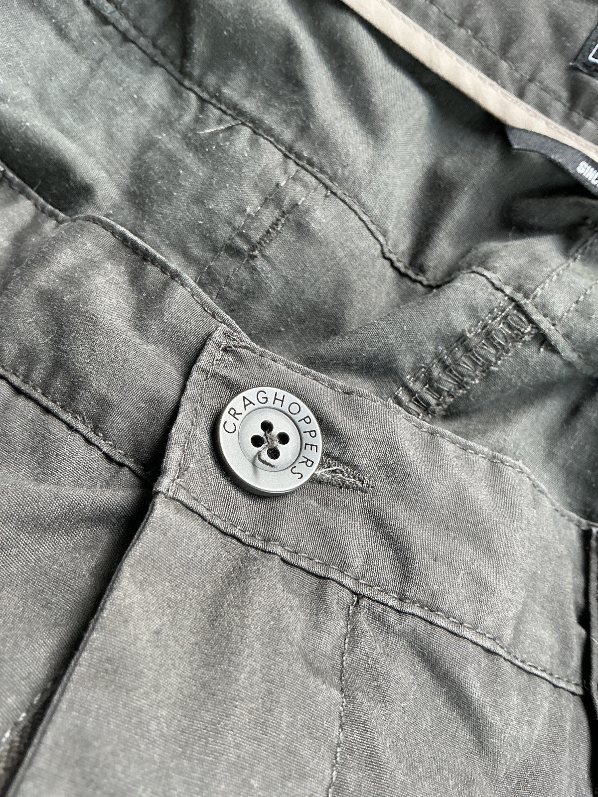 Craghoppers Kiwi Trousers Men 40 EU/50 R Grey Water-Resistant Fabric
