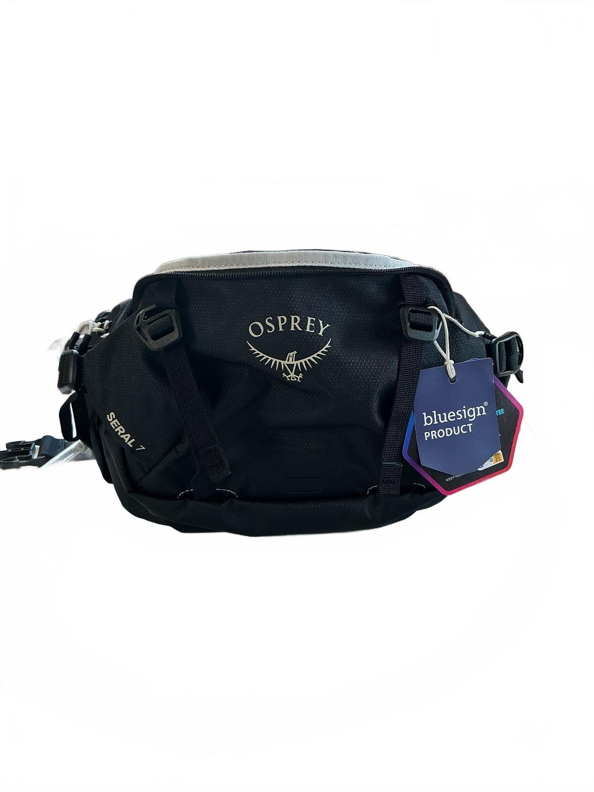 Osprey Seral 7 MTB Hydration Waist Pack Black Medium Used Once