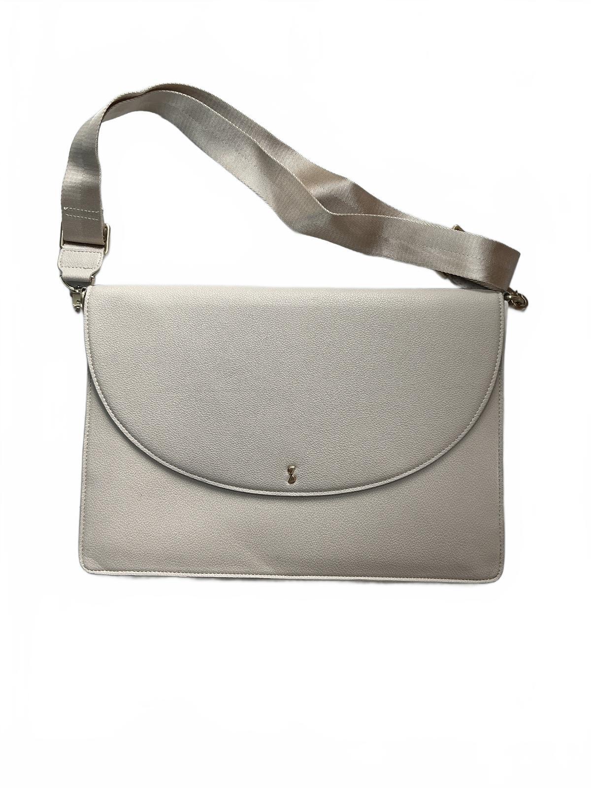 Preloved Stackers Beige Large Laptop Crossbody Bag