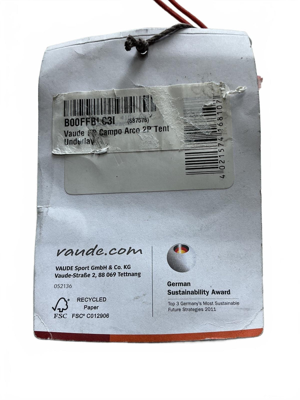 Vaude Campo Arco 2P Tent Underlay