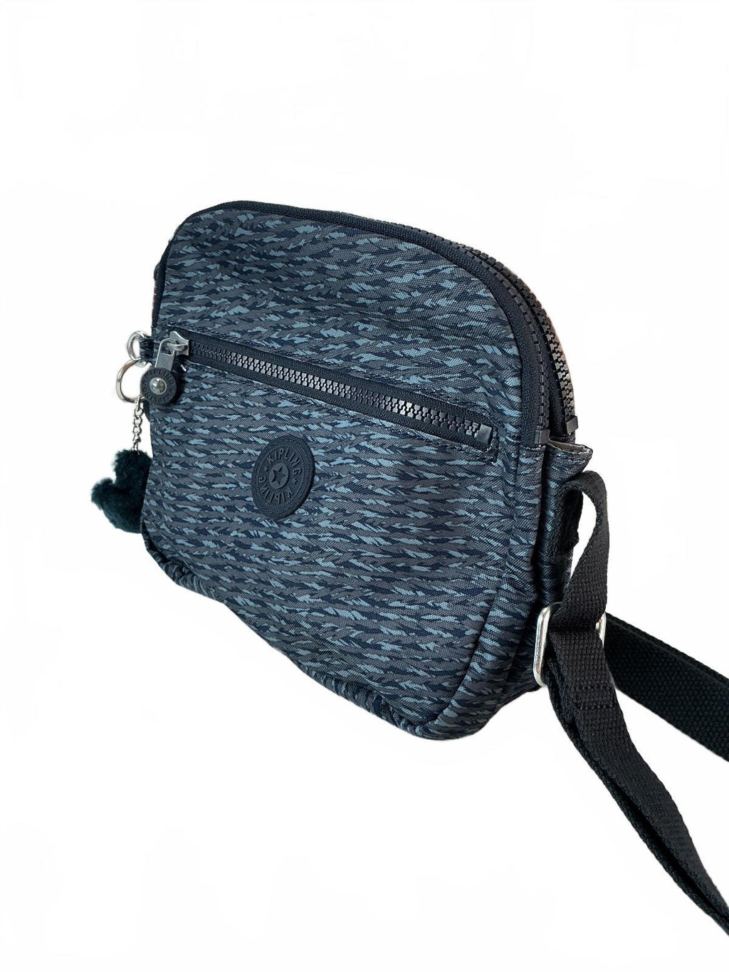 Kipling Keefe Crossbody Bag Women Medium Blue Multi Zip Pouch