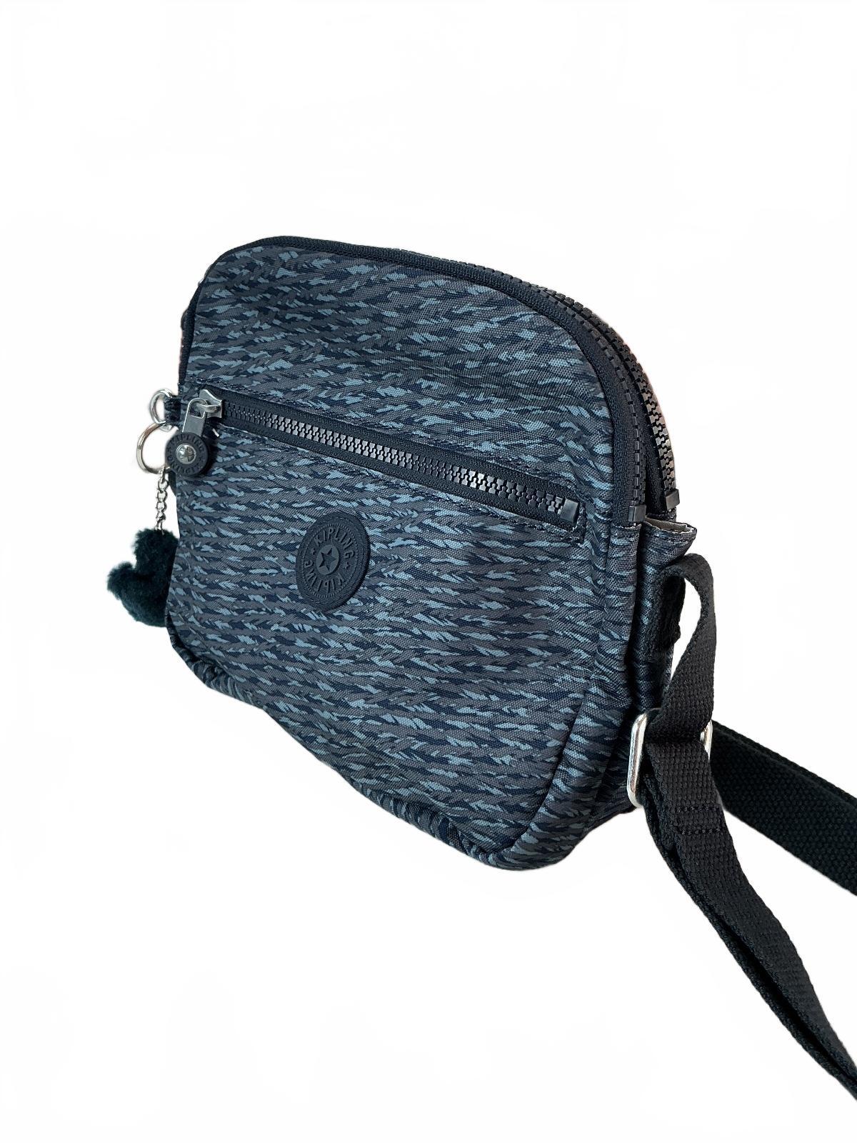 Kipling Keefe Crossbody Bag Women Medium Blue Multi Zip Pouch