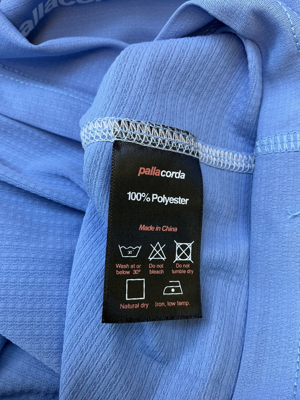 Pallacorda Padel Men's Medium Blue Advanced Sportswear Performance T-Shirt