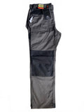 *NEW* Scruffs Worker Plus Trousers 34R Grey Black Workwear Durable Pants