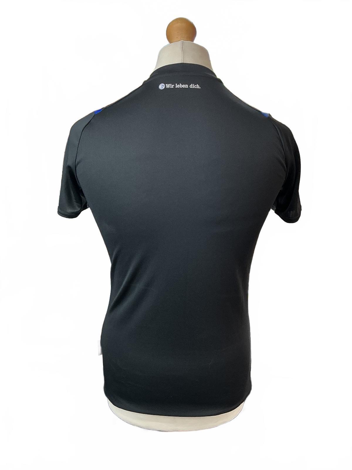 Umbro Schalke 04 Men's Football Jersey YXL Black Gazprom Official Product