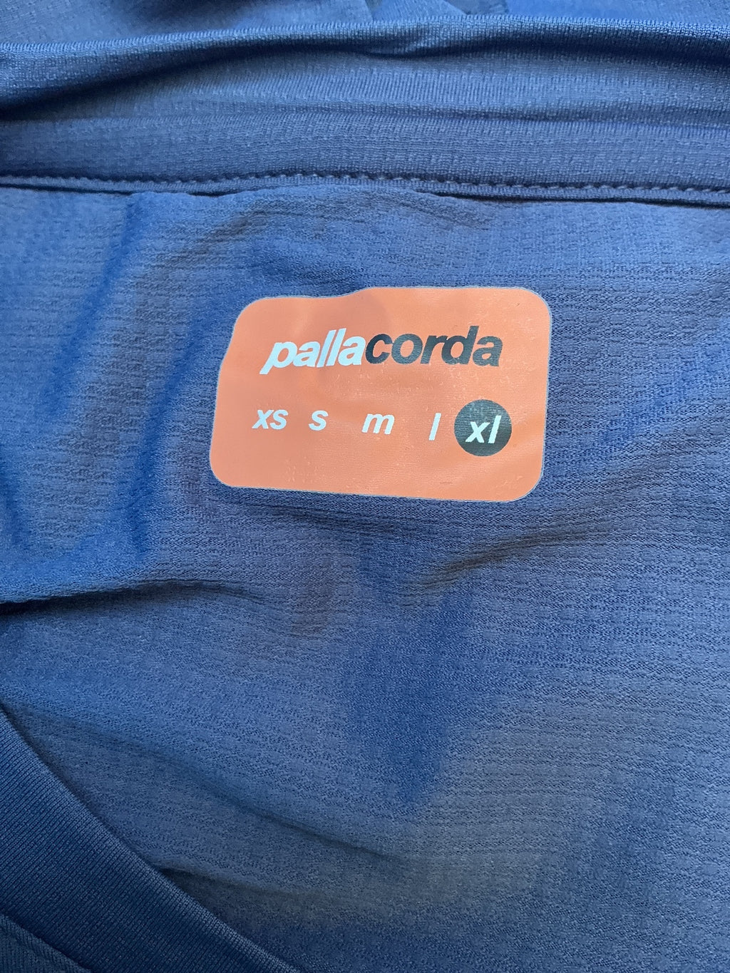 Pallacorda Men’s XLarge Navy Padel T-shirt Advanced Sportswear For Padel