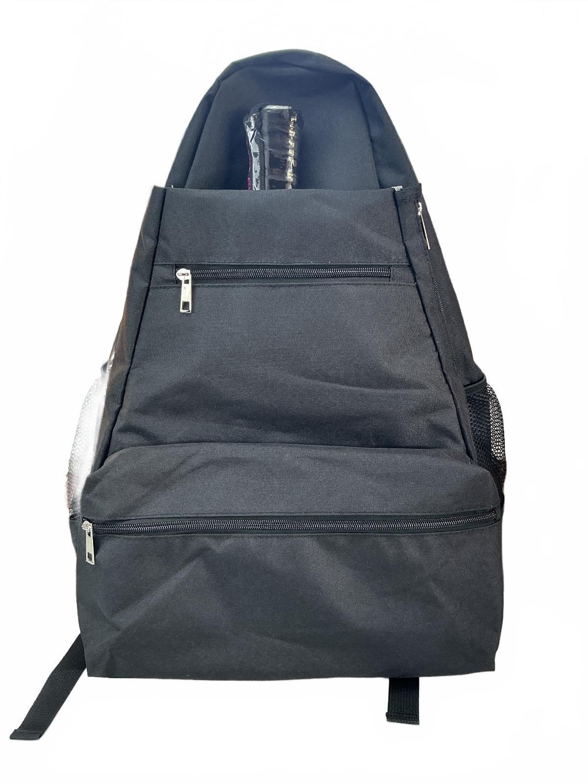 SUIKIHUM Tennis/Padel Backpack Unisex Medium Black Waterproof Shoe Compartment