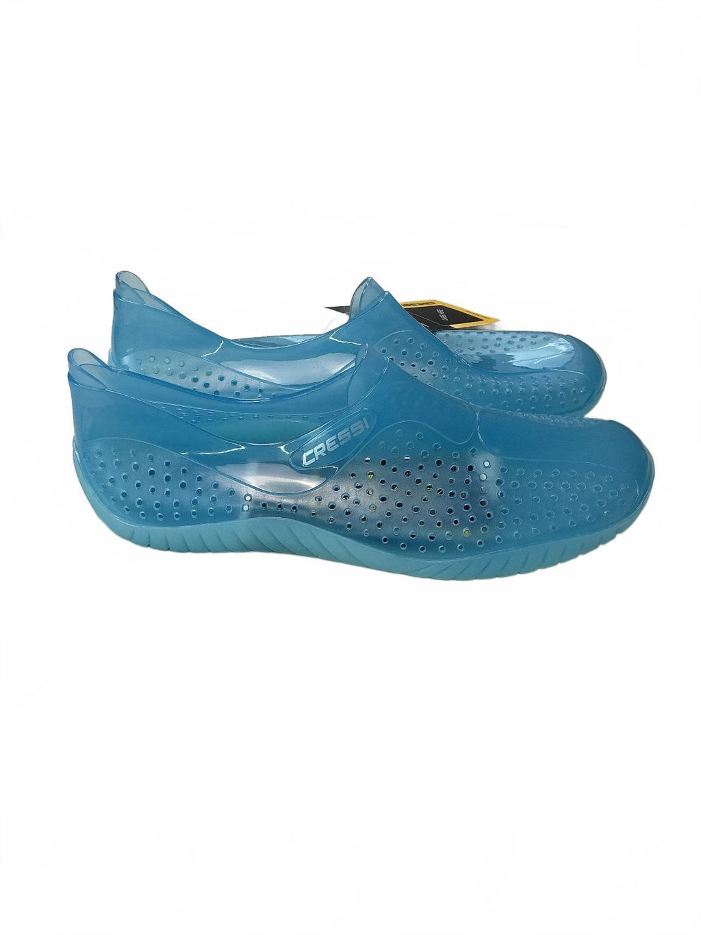 Cressi Aqua Shoes Size 43 Uk 9 Blue Transparent Water Shoes