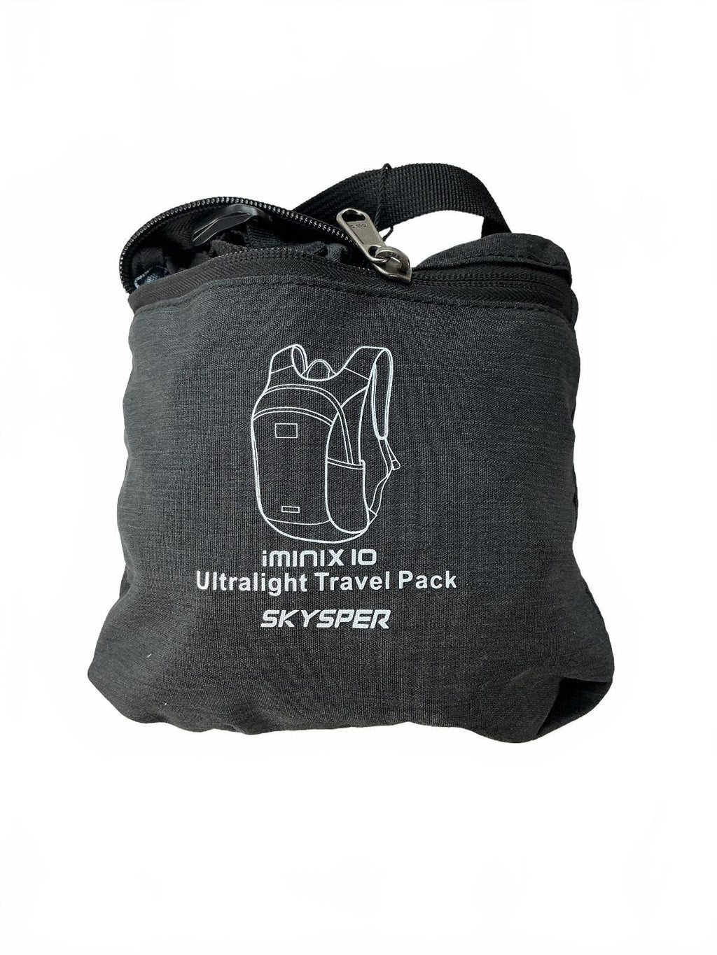 SKYSPER Imnix 10L Unisex Ultralight Travel Pack Gray Lightweight