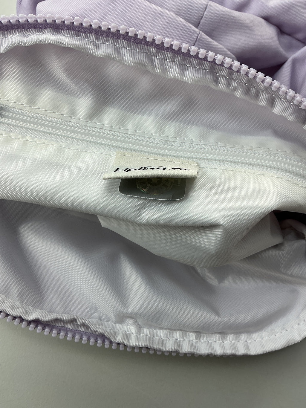 Kipling Keeffe Crossbody Bag Women Small Lilac Dual Zip Pocket Adjustable Strap