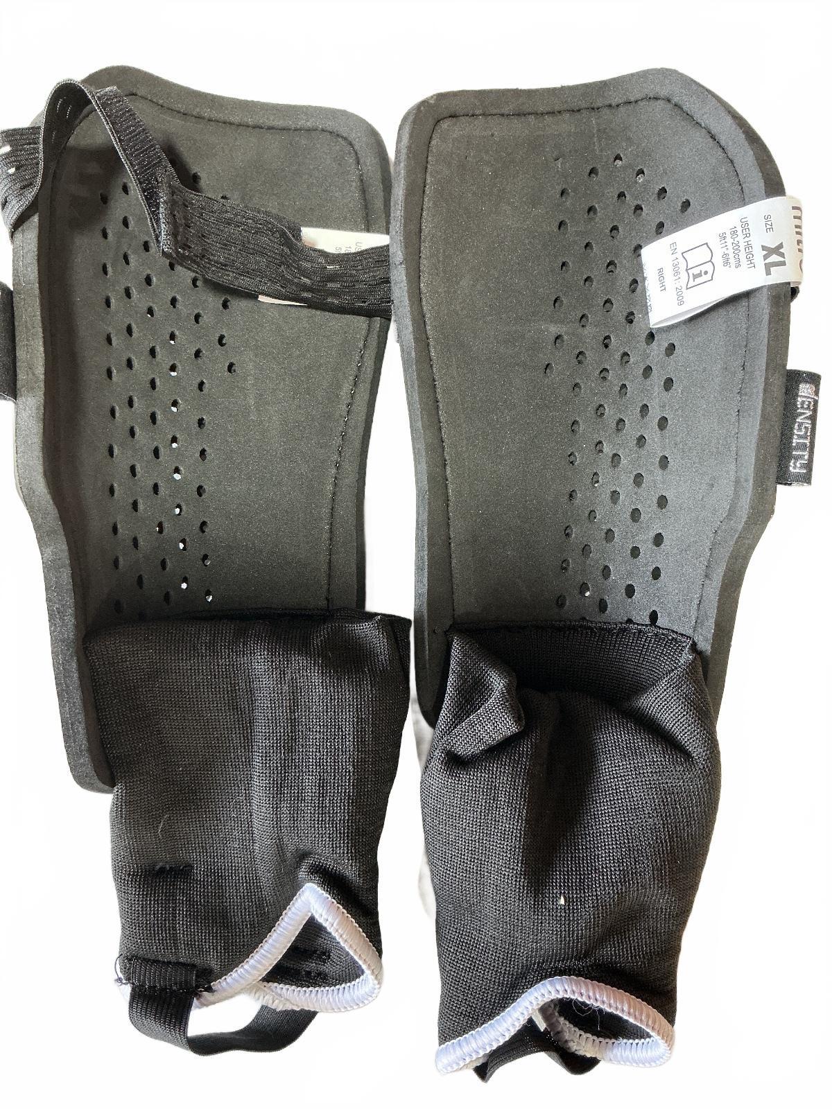 Mitre XL Black Shin Guards with Protective Aircell Power Technology