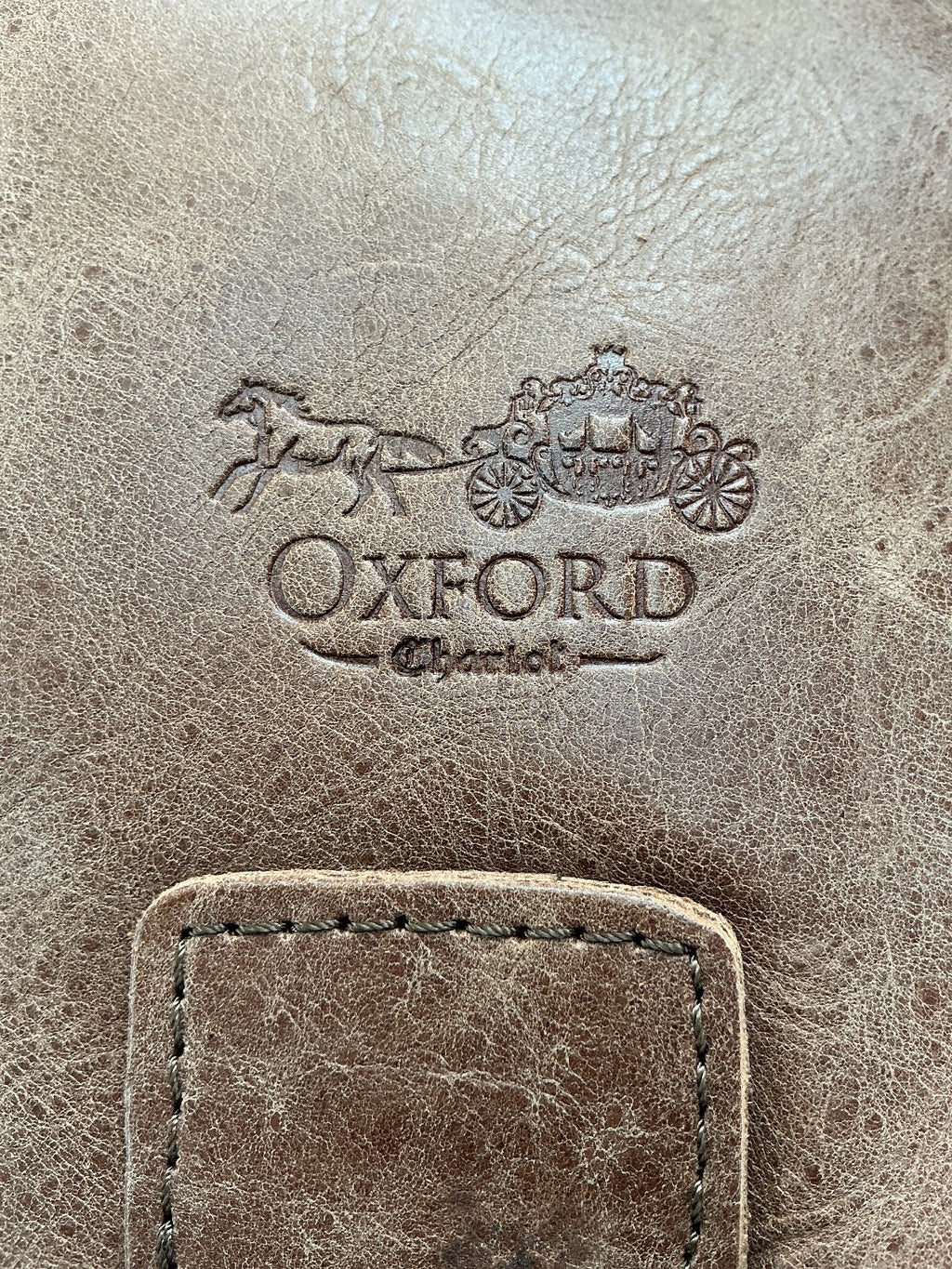 Bespoke Oxford Chariot Luxury Leather Messenger Bag Men Brown Adjustable Strap