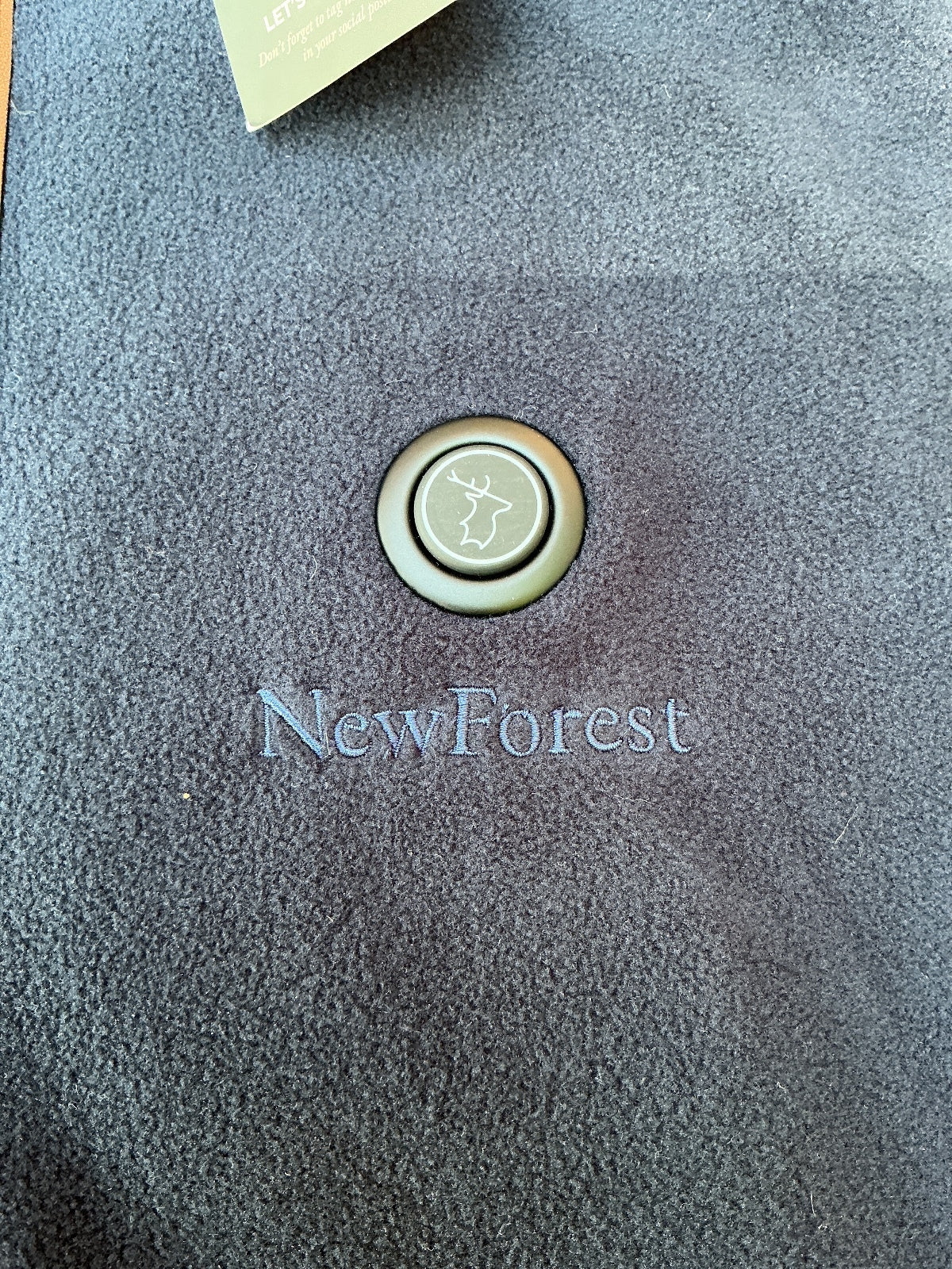 *NEW* New Forest heated Navy Blue Fleece Gilet Vest Size M Stylish & Warm