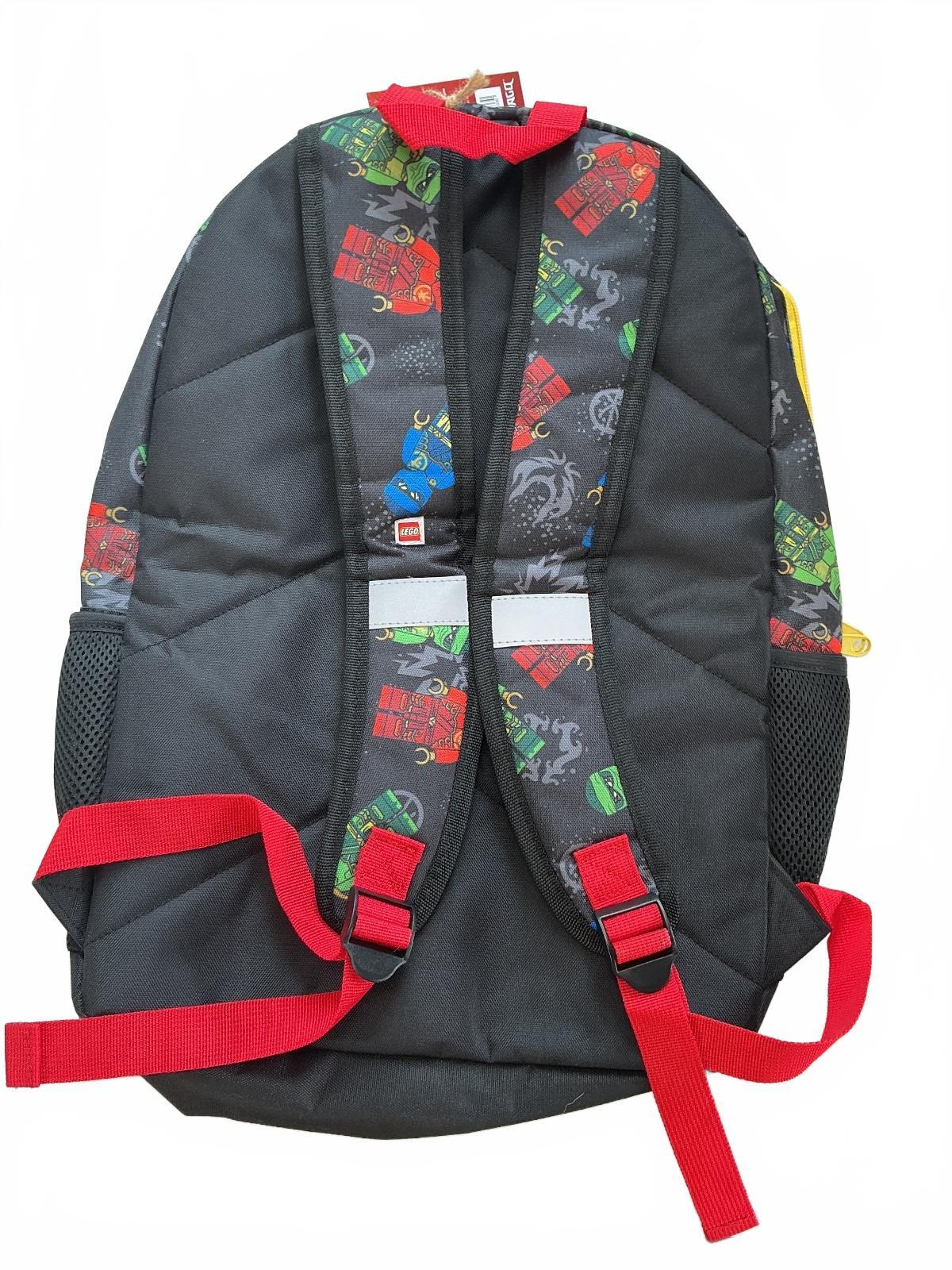 LEGO Ninjago Kids Backpack Boys Multi-colour Adjustable Straps New