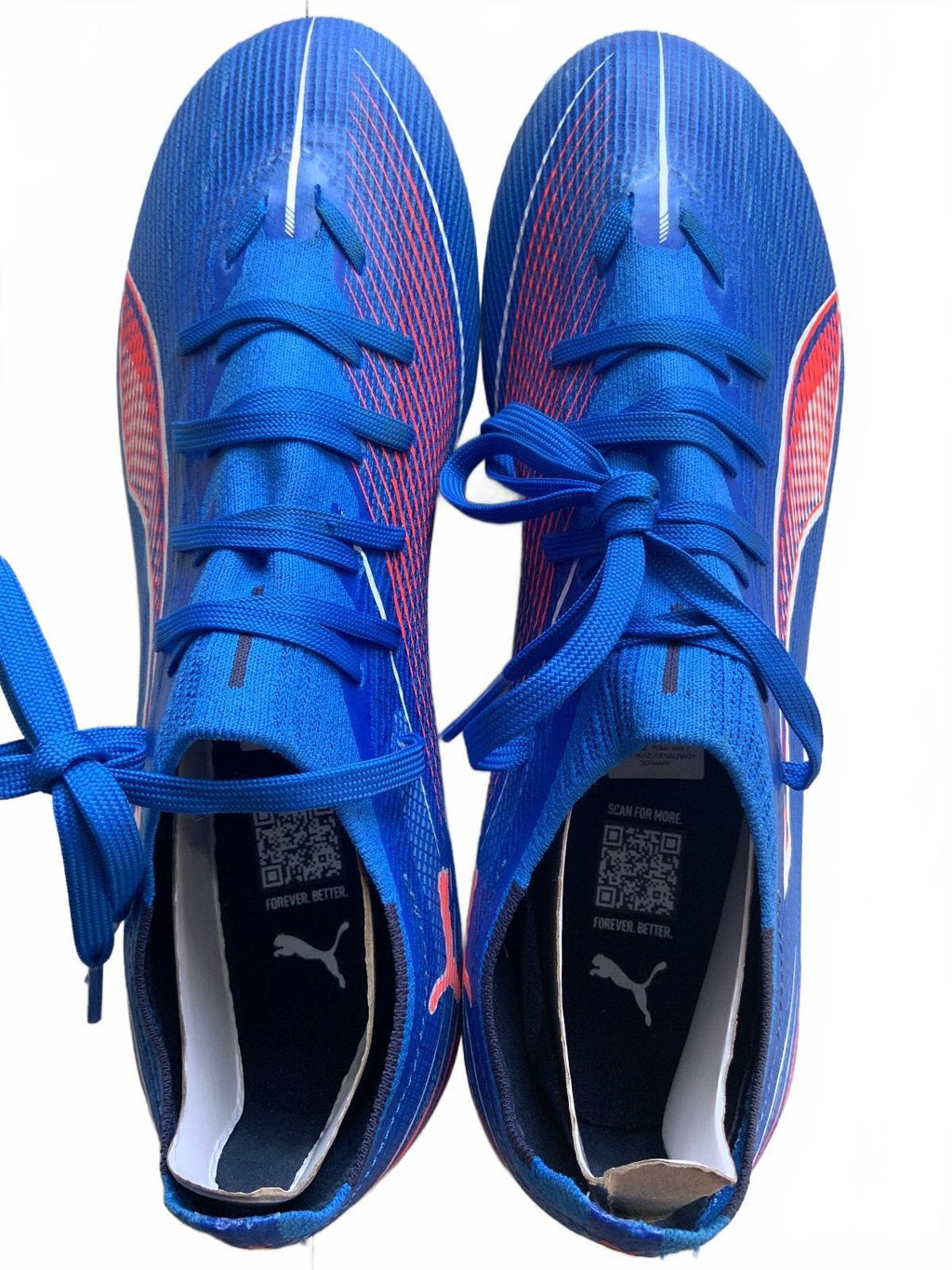 Puma Ultra 6 Match MxSG Football Boots Size UK 6.5 EUR 40.5 Blue Red