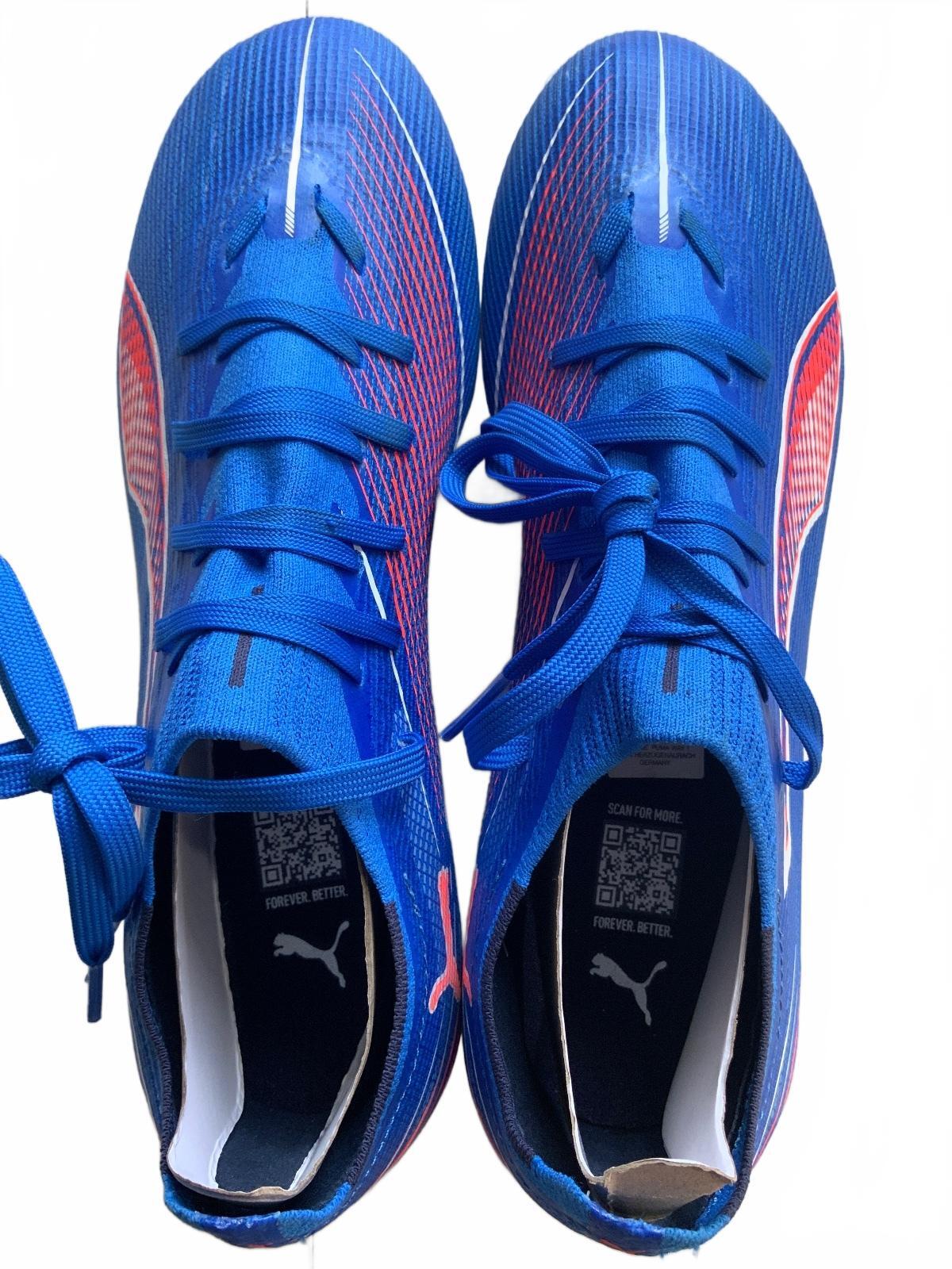 Puma Ultra 6 Match MxSG Football Boots Size UK 6.5 EUR 40.5 Blue Red