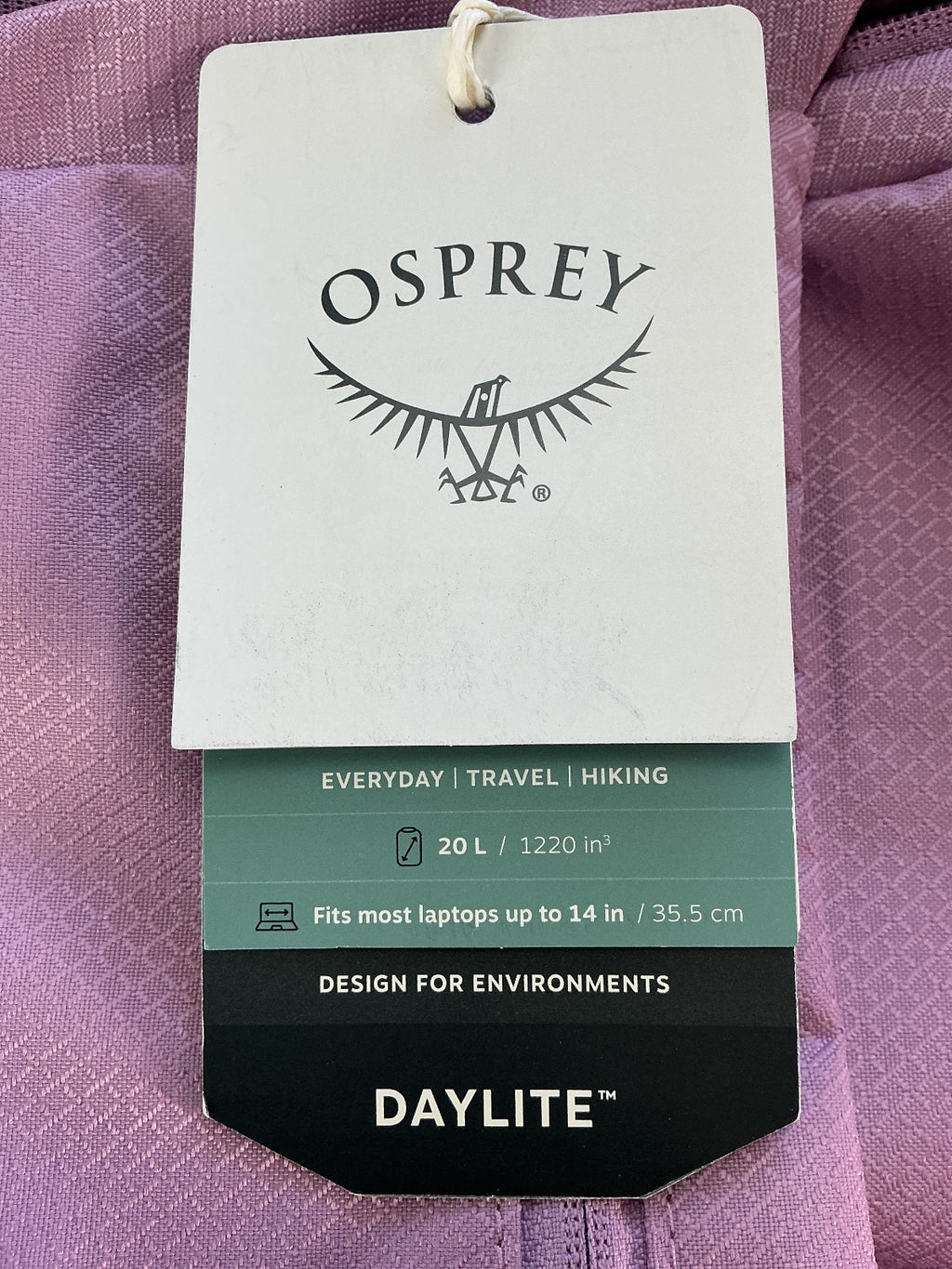 Osprey Daylite Plus Women 20L Iris Pink Lightweight Backpack