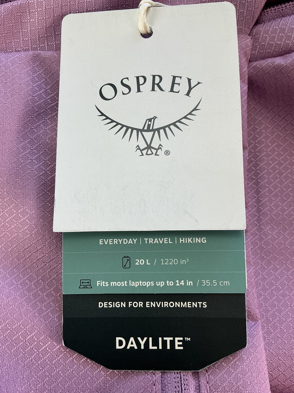 Osprey Daylite Plus Women 20L Iris Pink Lightweight Backpack