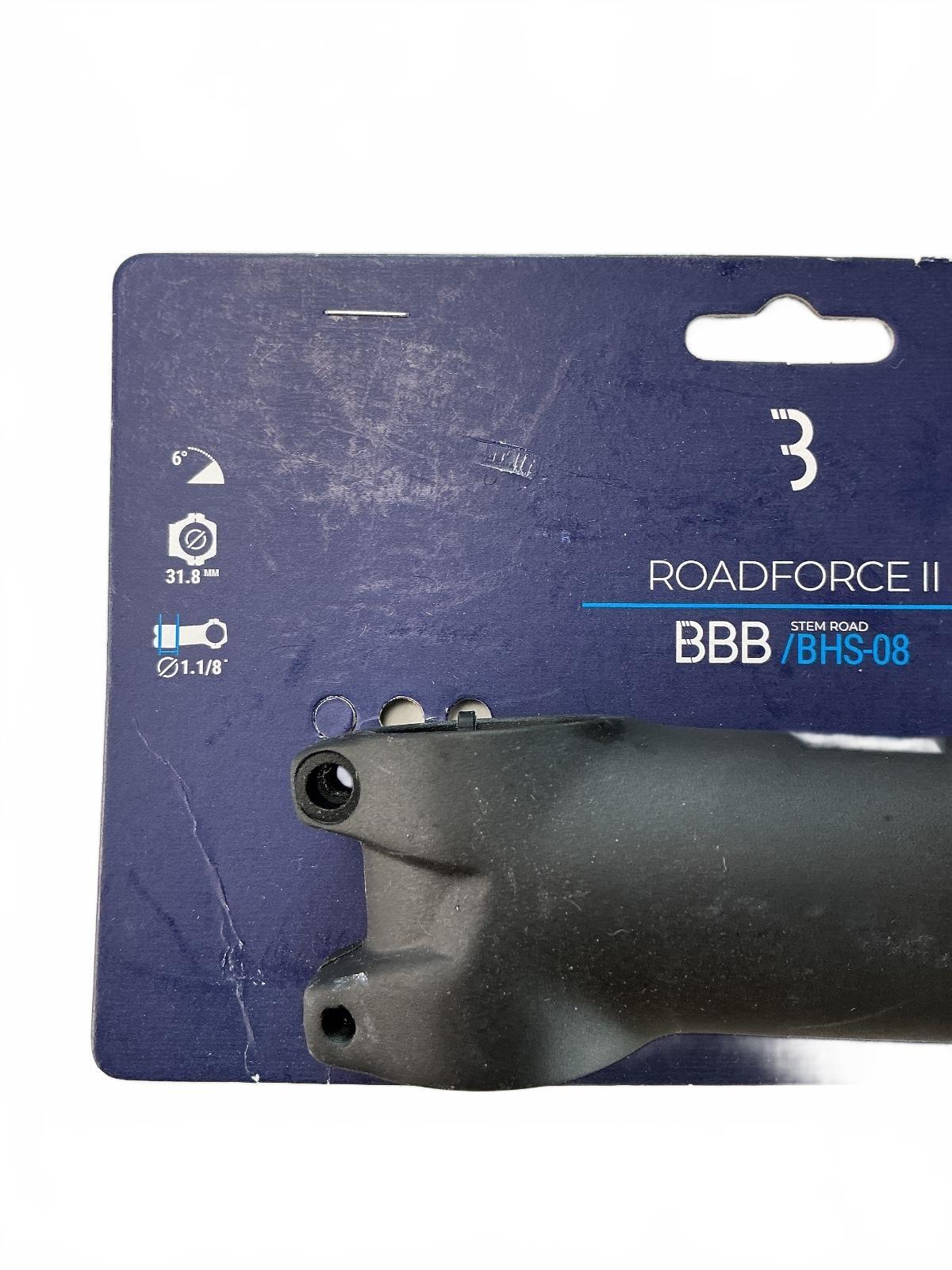 BBB Roadforce II Stem Road Black 80mm