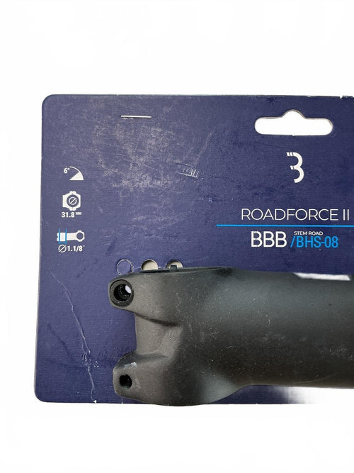 BBB Roadforce II Stem Road Black 80mm