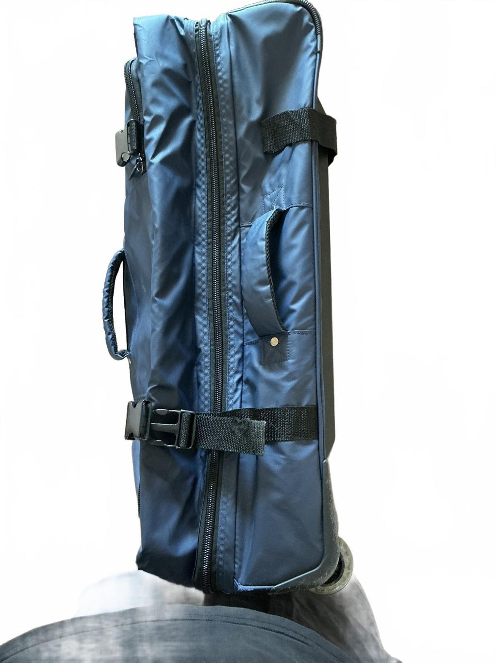 Delsey Large Navy Blue Wheeled Travel Bag with Multiple Handles XL
