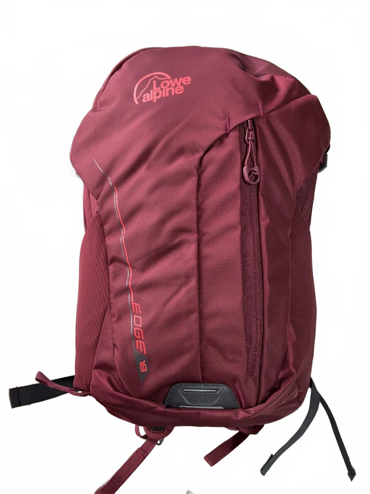 *NEW* Lowe Alpine Edge 18 Burgundy Hiking Backpack Rucksack 18L
