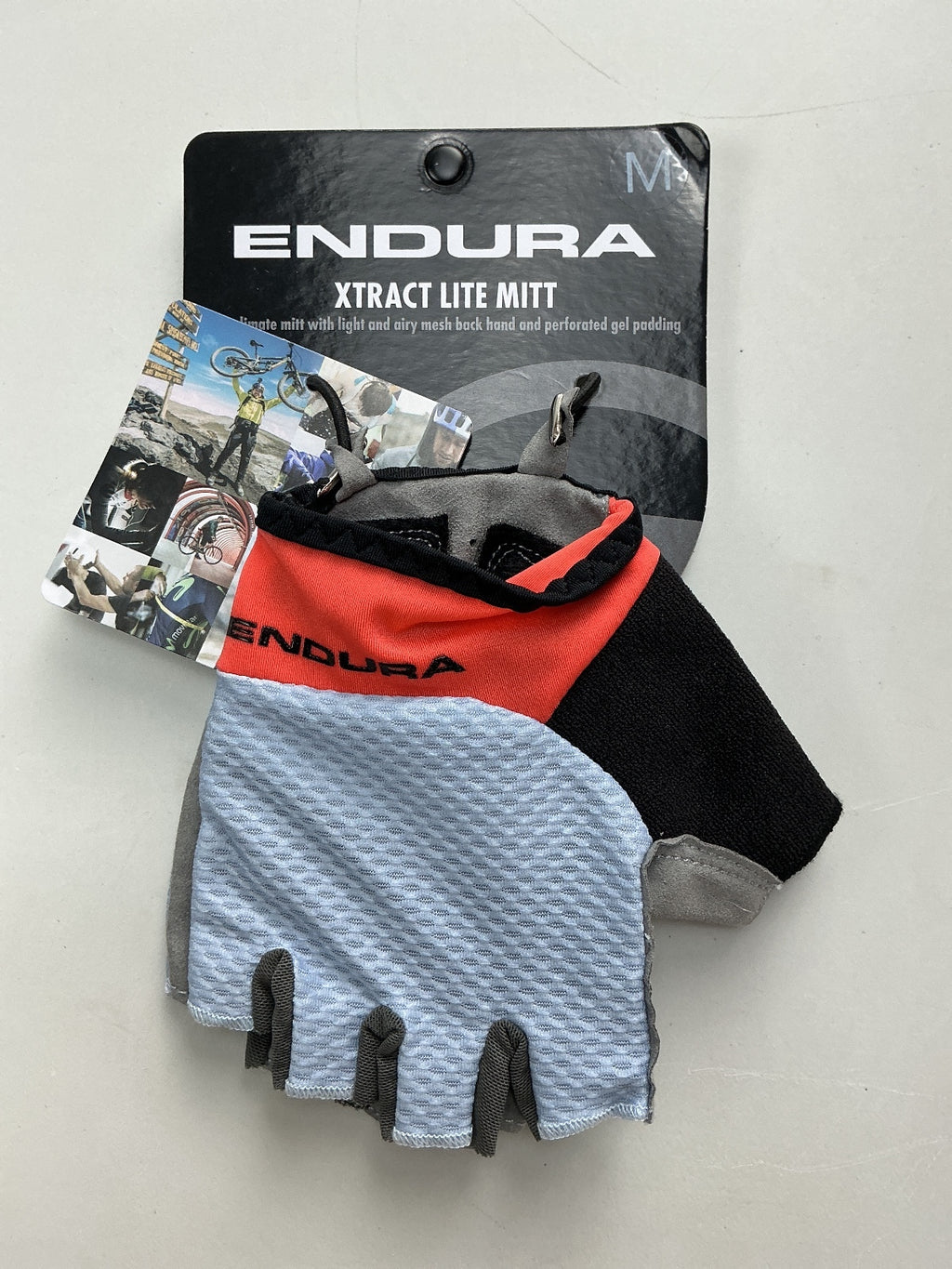 Endura Xtract Lite Mitt Cycling Gloves Size M Breathable Padded