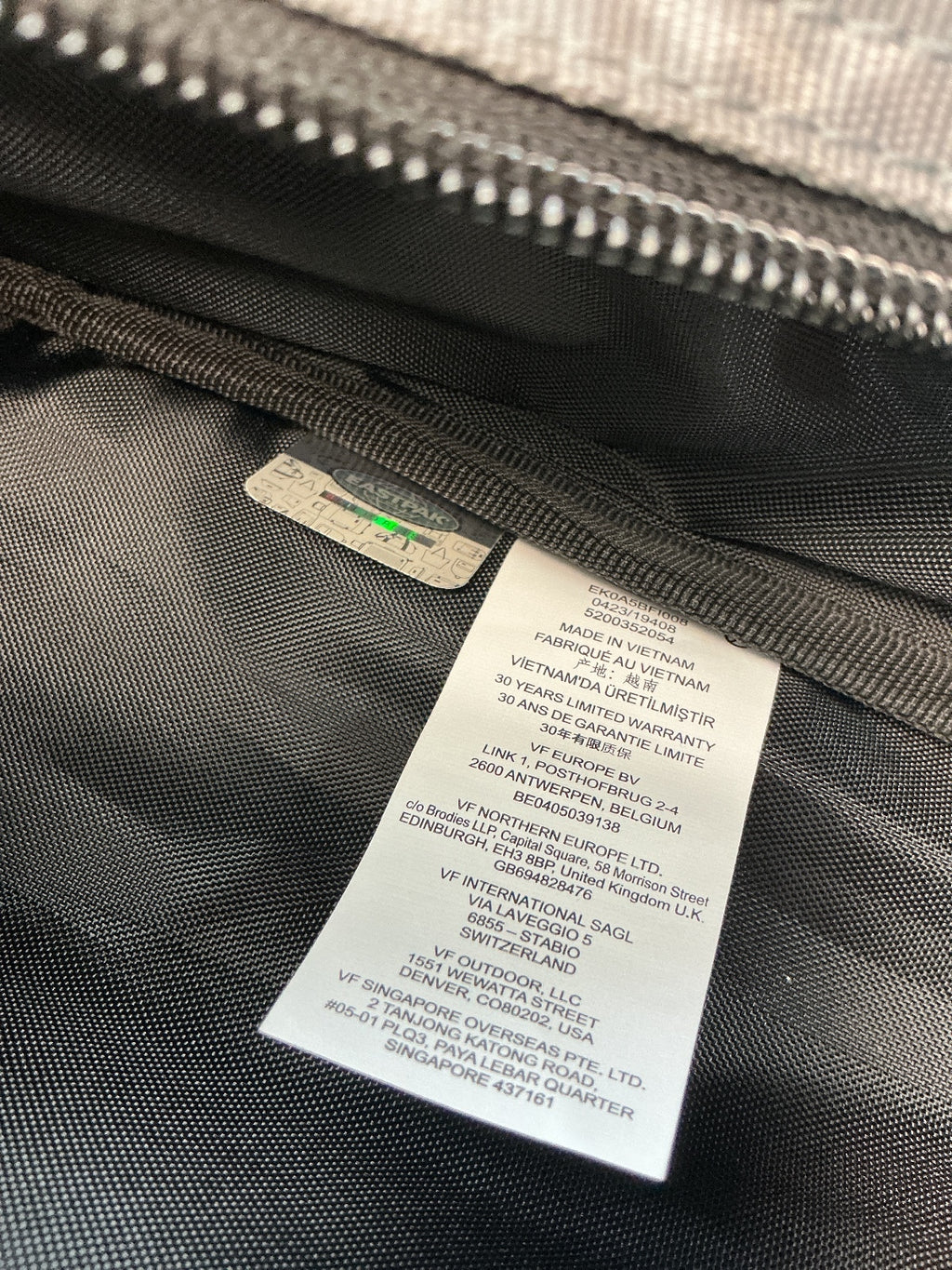 Eastpak Transit'R 4 S Black 44L Travel Suitcase