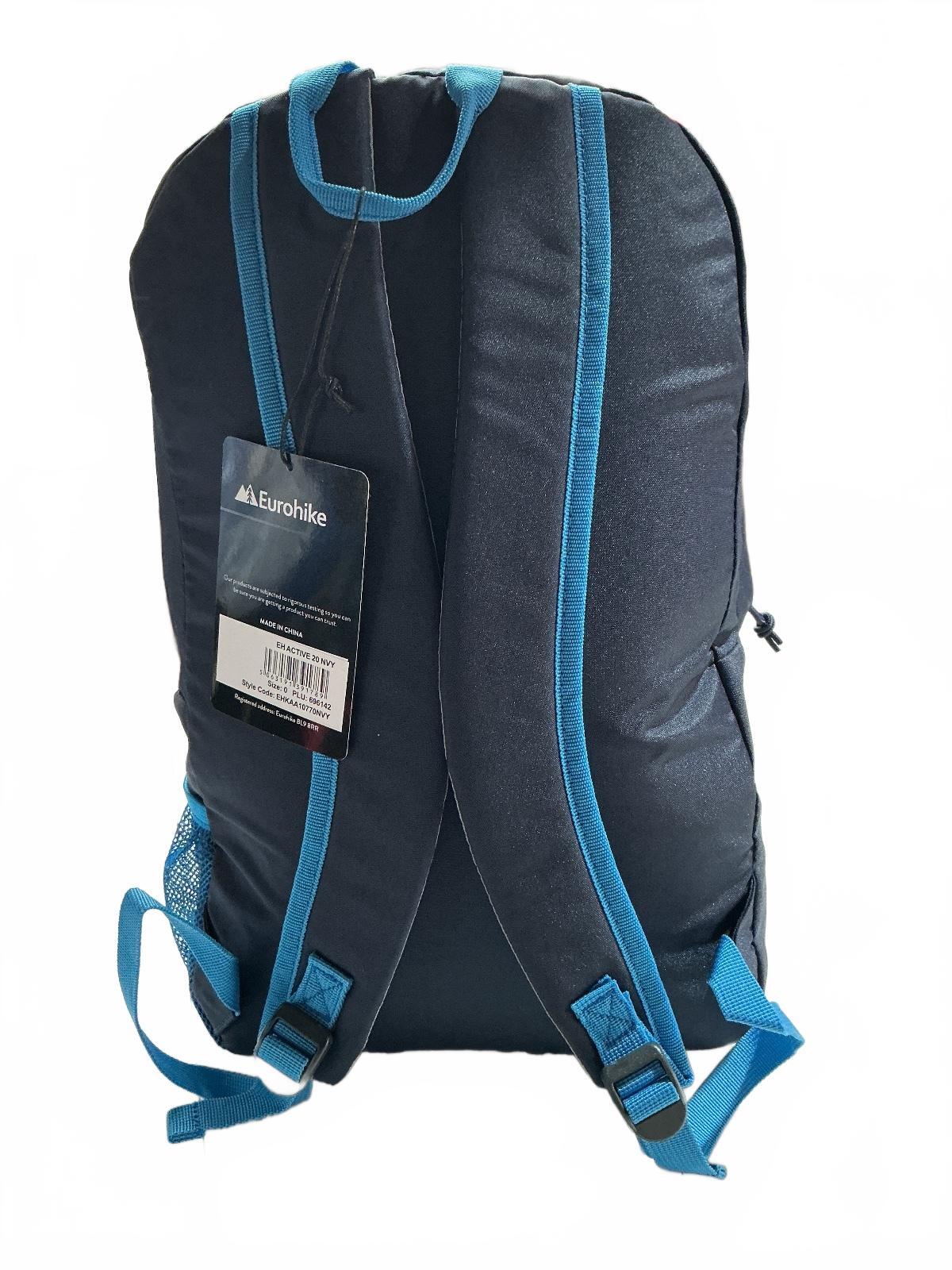 *NEW* Eurohike Active 20 Day Pack 20L Blue Lightweight Backpack