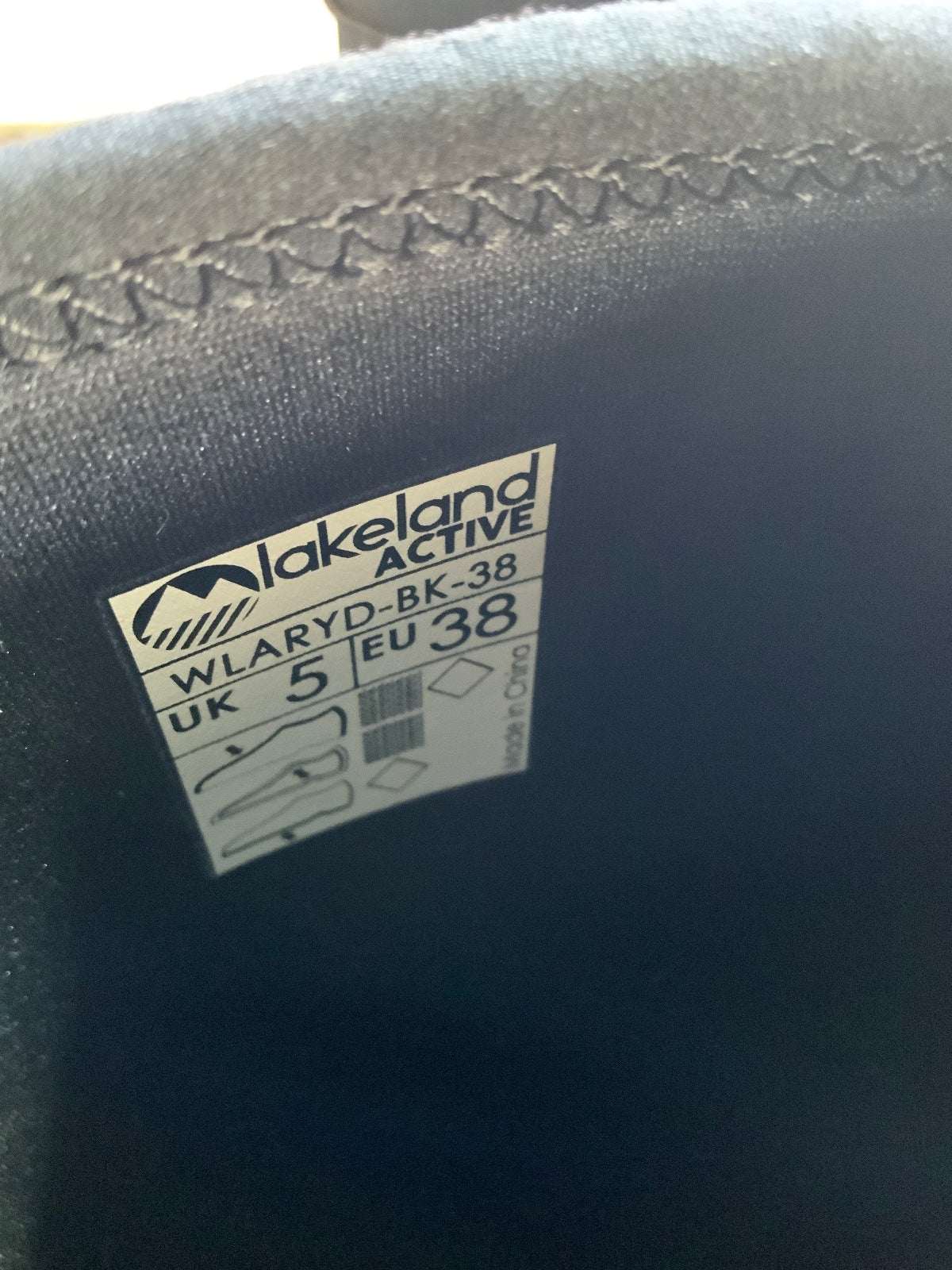 Lakeland Active Rydal Black Boots UK 5 EU 38 Waterproof Outdoor Footwear