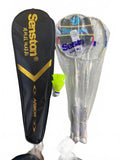 Senston Badminton Racket Set with Carry Case and Shuttlecock Size Standard