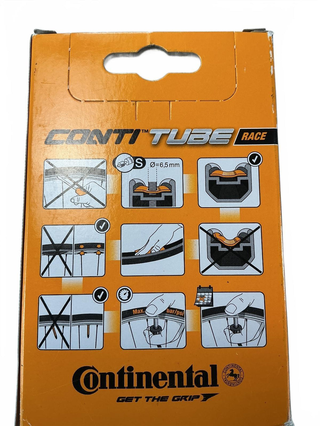 Four Continental Conti Tube Race 28 (700C) 80mm Presta Valve