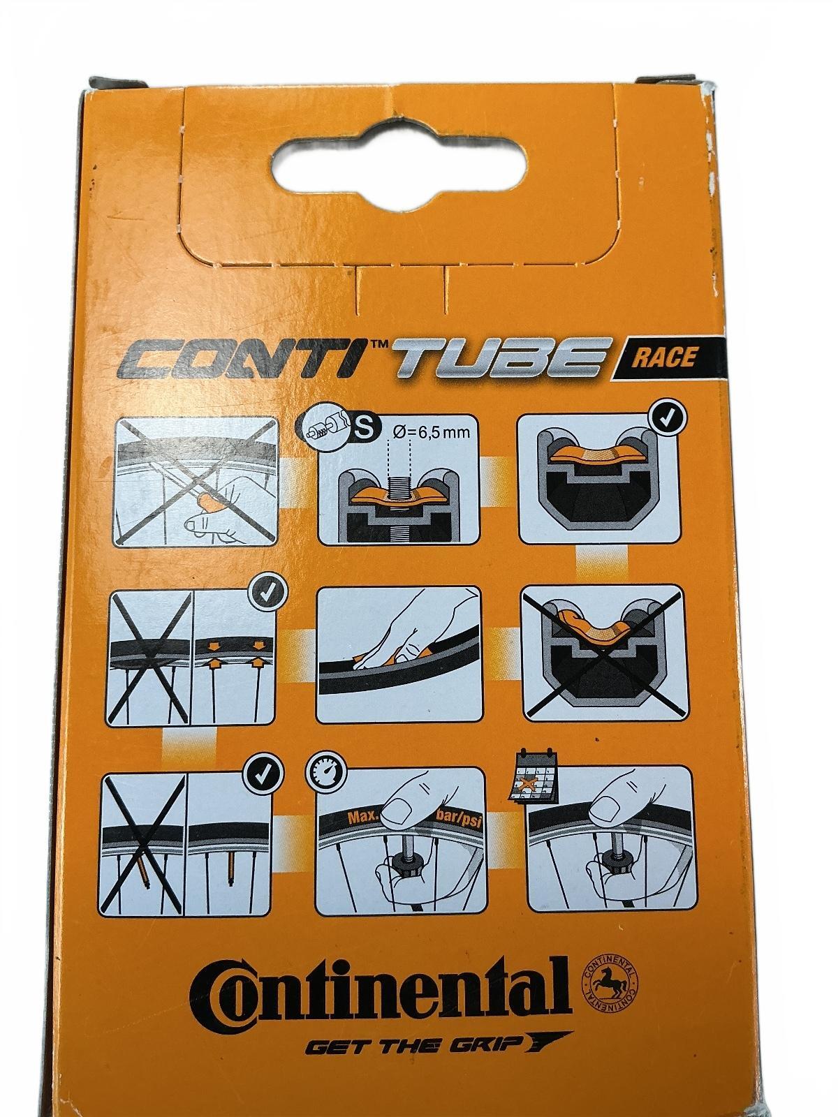 Four Continental Conti Tube Race 28 (700C) 80mm Presta Valve