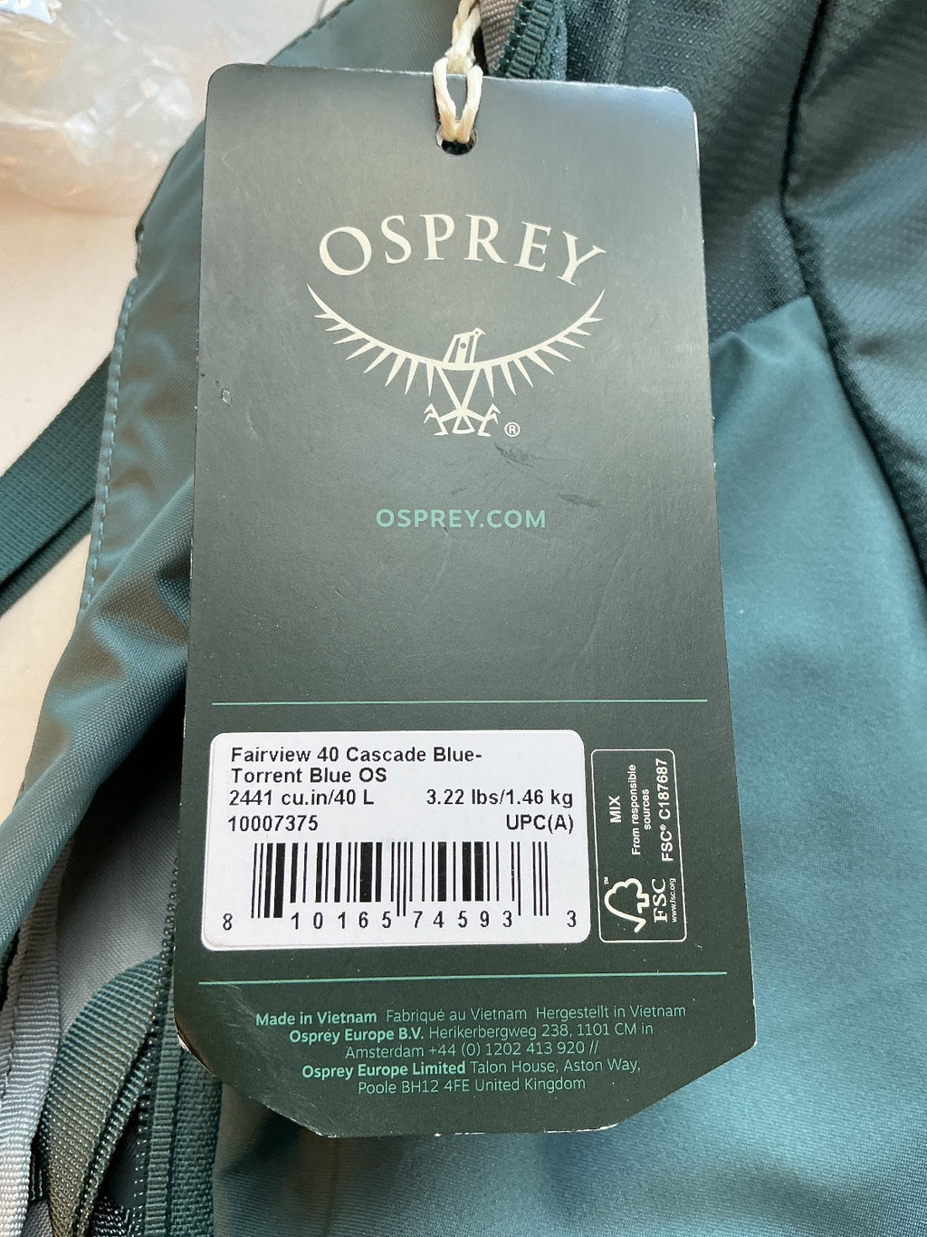 *NEW* Osprey Fairview 40 Women's Travel Pack Carry-On Backpack 40L