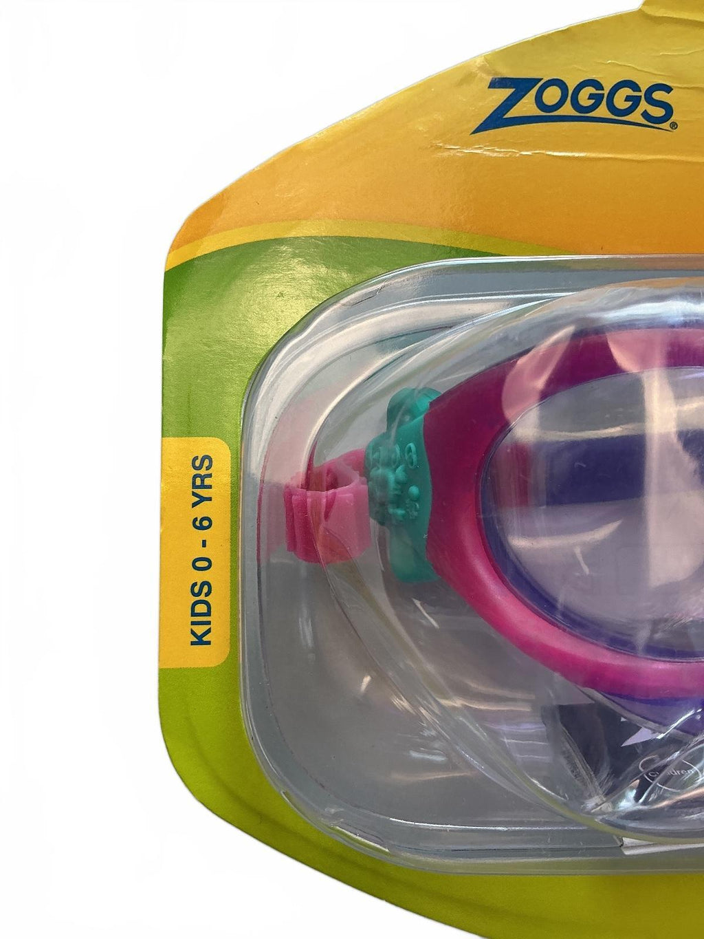 *NEW* Zoggs Phantom Kids Mask Pink Violet Clear Size Kids 0-6 YRS Swim Goggles