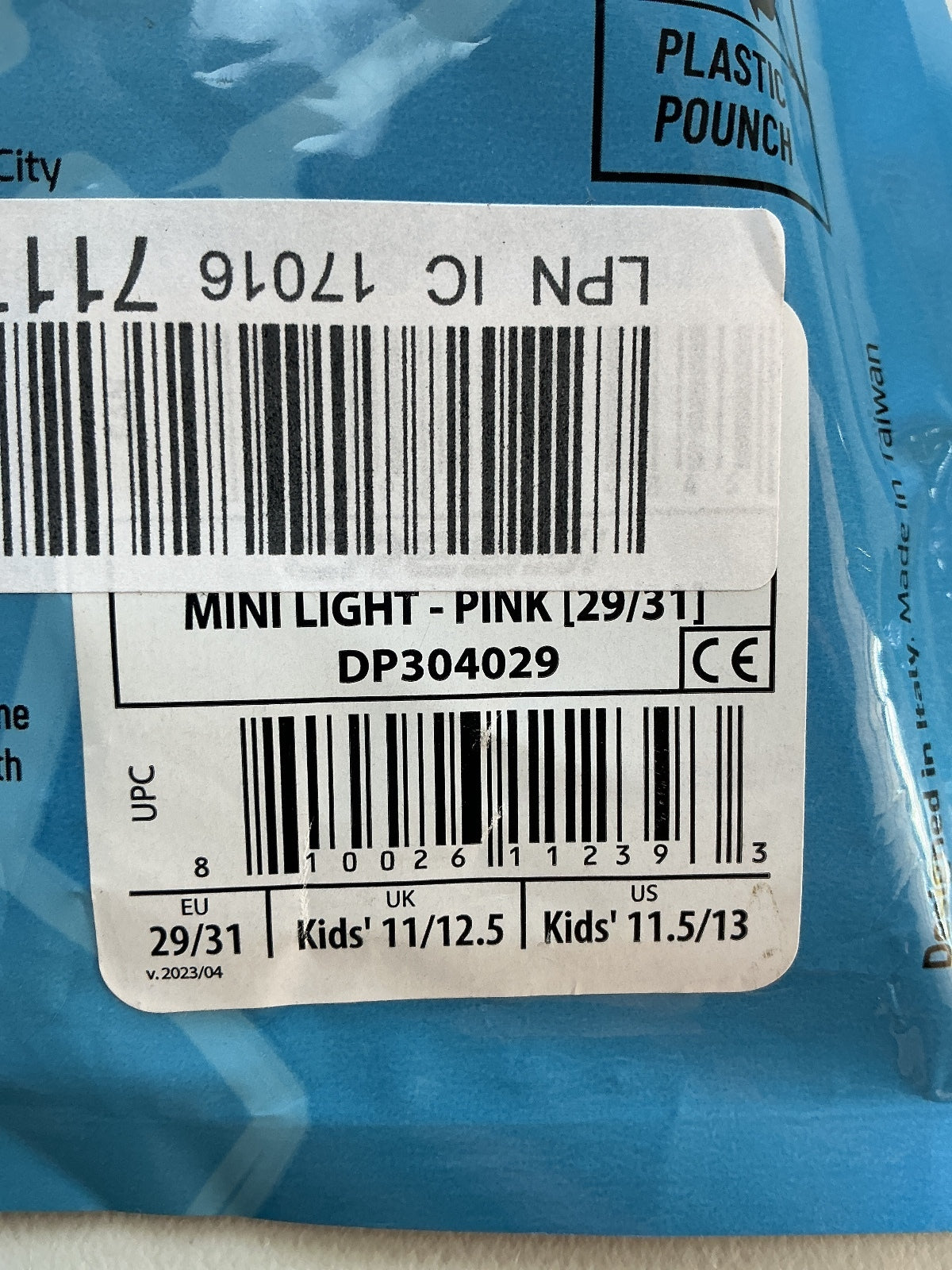 *NEW* Cressi Mini Light Kids Swim Fins Pink Size 29/31 Uk 11/12.5