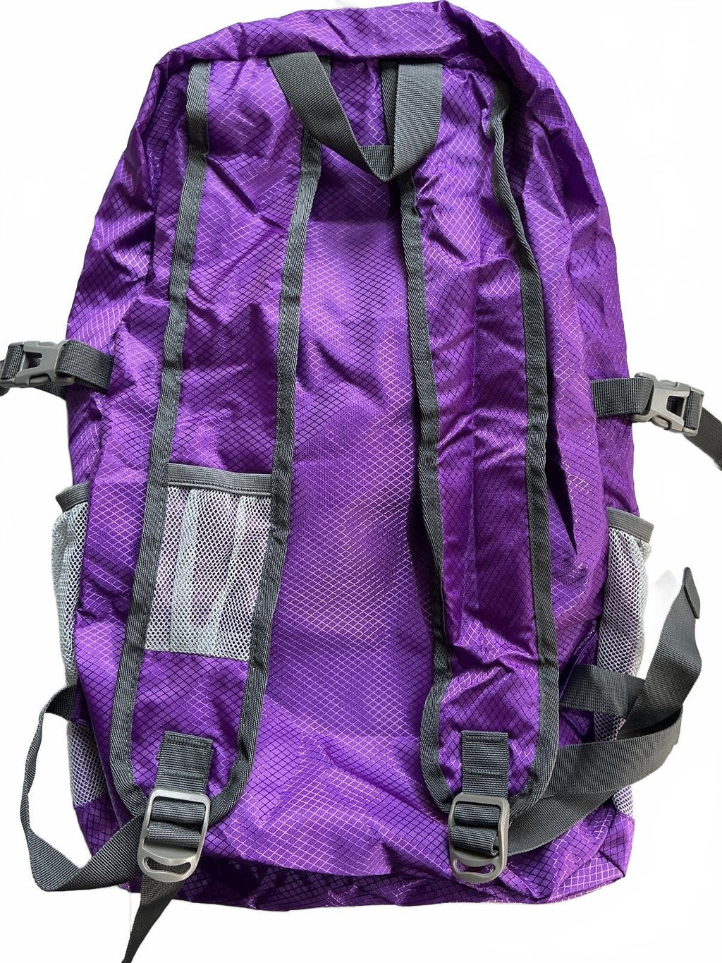 Crenze Purple Lightweight Foldable Backpack Travel Bag Size