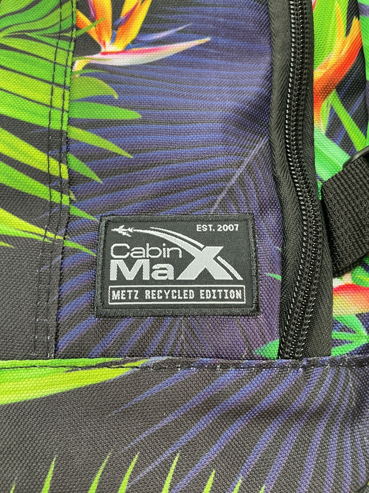 Cabin Max Unisex Tropical Print Ryanair Backpack Green Adjustable