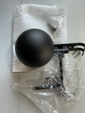 Puersi Helmet Holder Wall Mount Bracket Black Size Standard