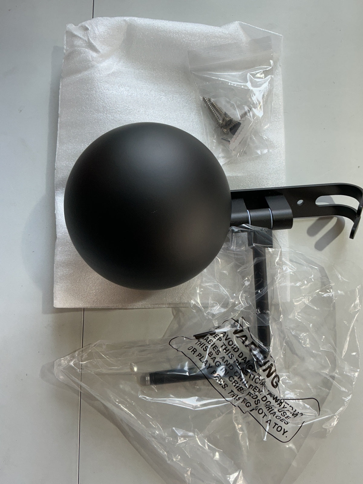 Puersi Helmet Holder Wall Mount Bracket Black Size Standard