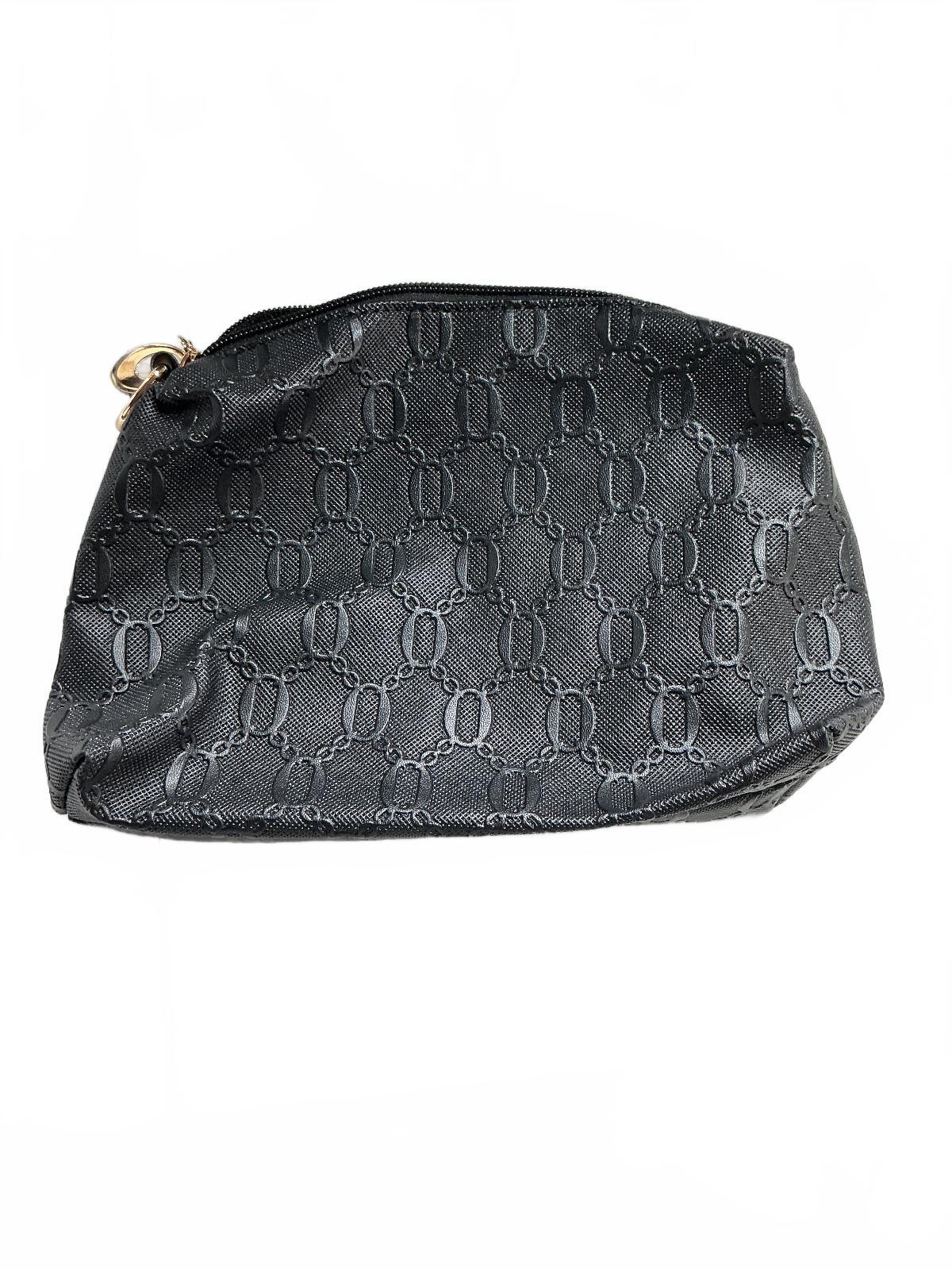 MOROLOVE Black Handbag Set with Wallet and Pouch Size