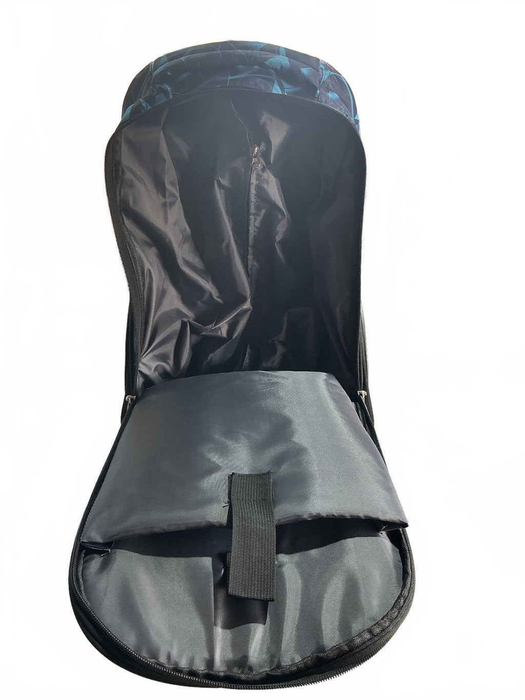 Feiyu Blue Geometric Pattern Wheeled Backpack 20L Size Medium Schoolbag Bts